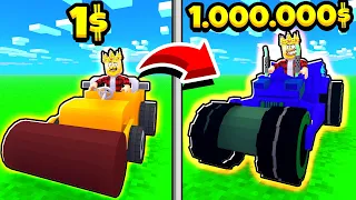 БУЛЬДОЗЕР ЗА 1$ ПРОТИВ БУЛЬДОЗЕРА ЗА 1.000.000$! ROBLOX Stone Miner Simulator