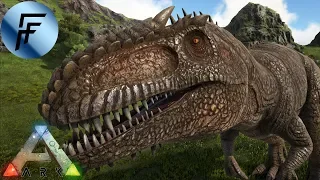 Giga killed my ARMY of T-Rex's - ARK: Survival Evolved