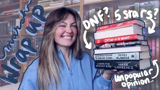 March Reading Wrap Up📚✨| a DNF, an unpopular opinion, and a 5 star🤠⚡️