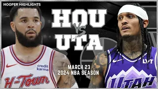 Utah Jazz vs Houston Rockets Full Game Highlights | Mar 23 | 2024 NBA Season