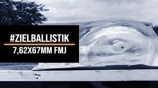 Zielballistik #8, 50m, 7,62x67mm FMJ