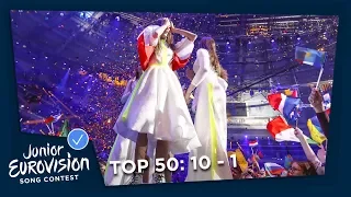 TOP 50: Most watched in 2018: 10 TO 1 - Junior Eurovision Song Contest