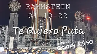 rammstein live mexico-Te quiero puta 01-10-22