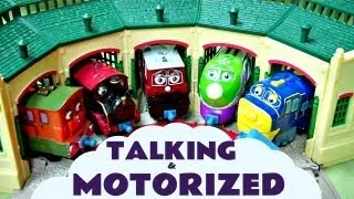 Chuggington Motorized at Tidmouth Sheds Kids Toy Train Set