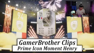 GamerBrother zieht PRIME ICON MOMENTS HENRY 😱 KRASSE REAKTION 😂🤣 | GamerBrother Clips
