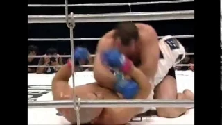 PRIDE 10: Igor Vovchanchyn tries to destroy Enson Inoue skull