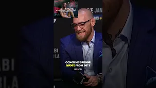Conor McGregor Gets Emotional After Seeing Himself Back in 2013.