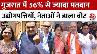 Lok Sabha Election 2024: Gujarat में 56.98 फीसदी मतदान, 25 सीटों पर हुई थी वोटिंग | Aaj Tak News