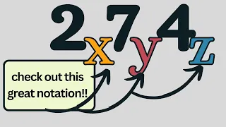 A number puzzle with great notation!