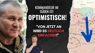 Optimistisch: Kommandeur der ukrainischen Südtruppen. "Von jetzt an wird es einfacher!"