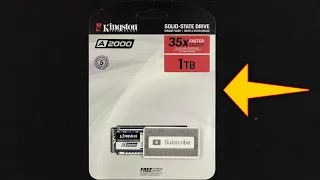 Kingston A2000 1TB NVME SSD - Unboxing, Install & Testing