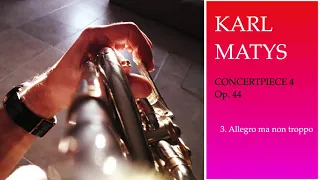Concertpiece 4, Op. 44. III Allegro ma non troppo. Karl Matys. For horn and piano