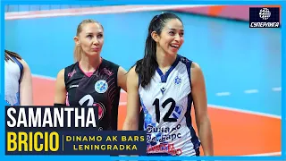 Samantha Bricio: 3 Aces | Leningradka 0:3 Dinamo Ak-Bars | Superleague Paribet 2022 | Round 23