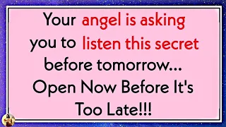 Your angel is asking you to listen to this secret before tomorrow... ✝️ Jesus Says 💌#jesusmessage