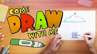 How to Draw a Rain Cloud | Come Create with Me