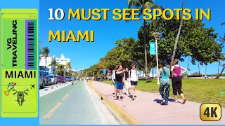 4K Explore Miami|10 Must-See Spots | Top Attractions & Hidden Gems