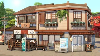 Japanese Karaoke Bar & Tea Room 🍵...(Sims 4 Speed Build)