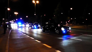 President Barack Obama Motorcade - Warsaw - NATO Summit 2016