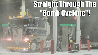 Old School Truck & Driver Vs "Bomb Cyclone" Snowstorm 2022