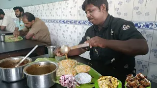 roadside hotel in Kerala border famous பரோட்டா, இடியாப்பம், காடை வறுவல் with mutton&chicken salna