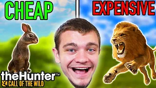 Cheap Vs Expensive Animals in Hunter Call of the Wild!