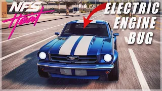 Need For Speed Heat | "Electric" ’65 Mustang with Turbo? Engine Sound Bug [4K]