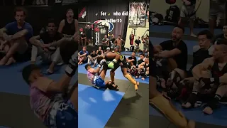 When Superlek sparring with ufc fighter …🧹👀 #shorts