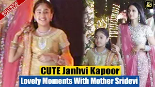 CUTE Janhvi Kapoor Shares Lovely Moments With Mother Sridevi | Flashback