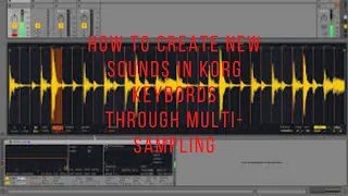 How to multi sample in Korg PA Series Keyboards