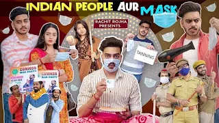 INDIAN PEOPLE AUR MASK || Rachit Rojh #comedyVideo