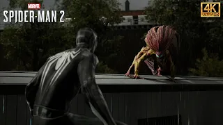 Spider-Man Vs Scream With The Black Advanced Suit - Marvel's Spider-Man 2 (4K 60fps)