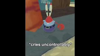 Mr. Krabs having a stroke due to Loudward's death