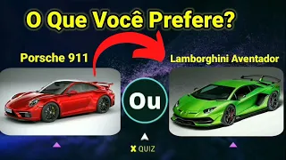 CARROS ESPORTIVOS DE LUXO// ISSO OU AQUILO// O QUE VOCÊ PREFERE?