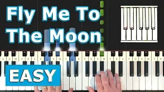 Fly Me To The Moon - Piano Tutorial Easy - Sheet Music (Synthesia)