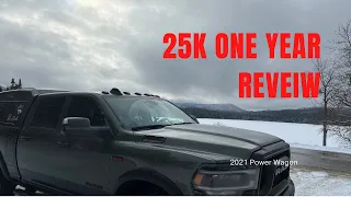 2021 RAM Power Wagon This is a big one 25K one year review