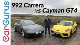 2020 Porsche 992 Carrera vs 718 Cayman GT4