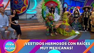 ¡Vestidos hermosos con raíces muy mexicanas! | Programa 15 abril 2024 PARTE 1 | Venga La Alegría