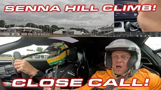 CLOSE CALL WITH BRUNO SENNA! * McLaren Senna Hill Climb at Goodwood Festival of Speed 2023