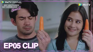 My Lecturer My Husband S2 |Clip EP5| Inggit said she will cut Arya  like a carrot if he cheats| WeTV