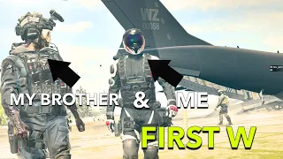*1ST WIN* ON WARZONE WITH MY BROTHER | MW3 |CALL OF DUY