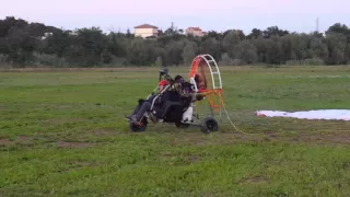 Paramotor trike take off