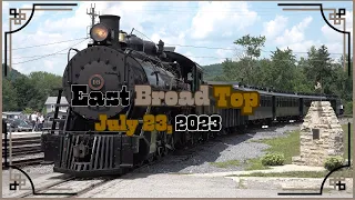 East Broad Top Railroad July 23, 2023. With 17's Whistle!