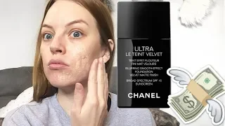 ALL DAY WEAR TEST! Chanel New Ultra Le Teint Velvet Foundation Review