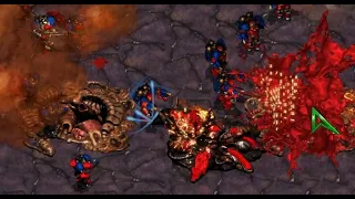 Ample (T) vs Queen (Z) on Fighting Spirit - StarCraft - Brood War REMASTERED