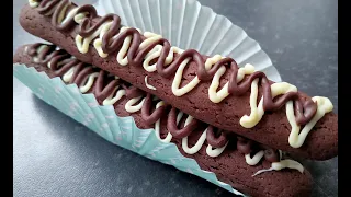 Choco sticks. Easy and quick cookies .
