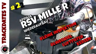 Teil 2 | APRILIA RSV MILLE R 2002 | Neues Projekt | Inspektion | Ölwechsel | Luftfilter | Zündkerzen