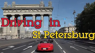 Driving in St Petersburg Russia - Day and Night