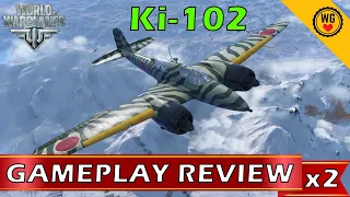 Kawasaki Ki-102 Gameplay - wowp battle replay x2