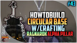 ARK: Ragnarok - How To Build Alpha Pillar (PvP) - Official Settings - Ark Survival Evolved