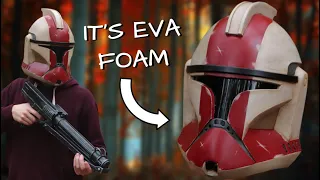 Make Your Own PHASE 1 CLONE Helmet Out Of EVA Foam | With Templates